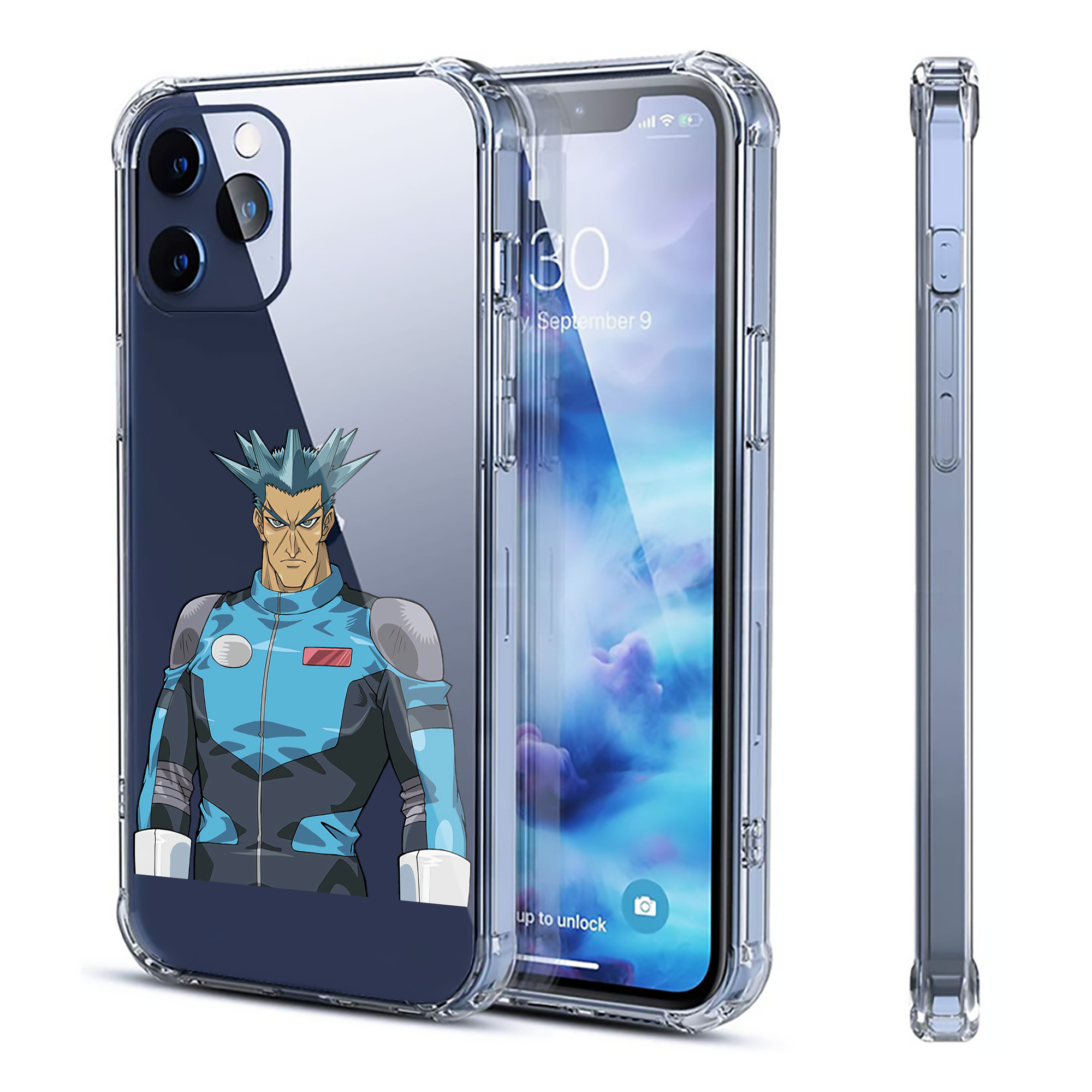 （画像用） 遊☆戯☆王 Yu-Gi-Oh! 【iPhone 12シリーズ対応】透明スマホケース（クリアソフトケース）